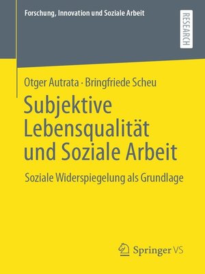 cover image of Subjektive Lebensqualität und Soziale Arbeit